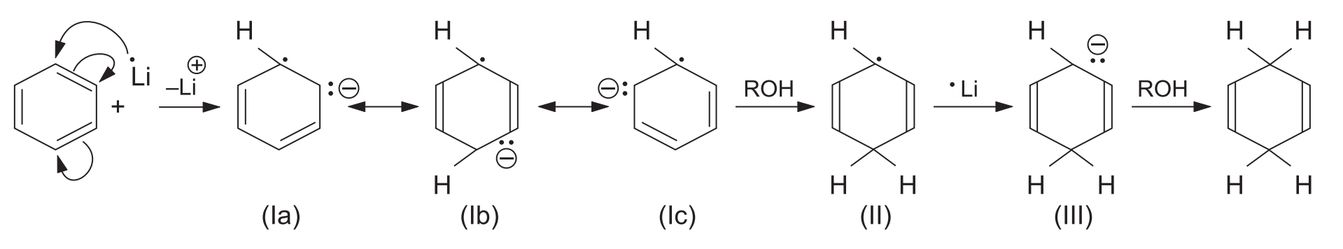 Birch Reduction Mechanism